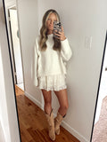 THE IVORY BOW KNIT SWEATER