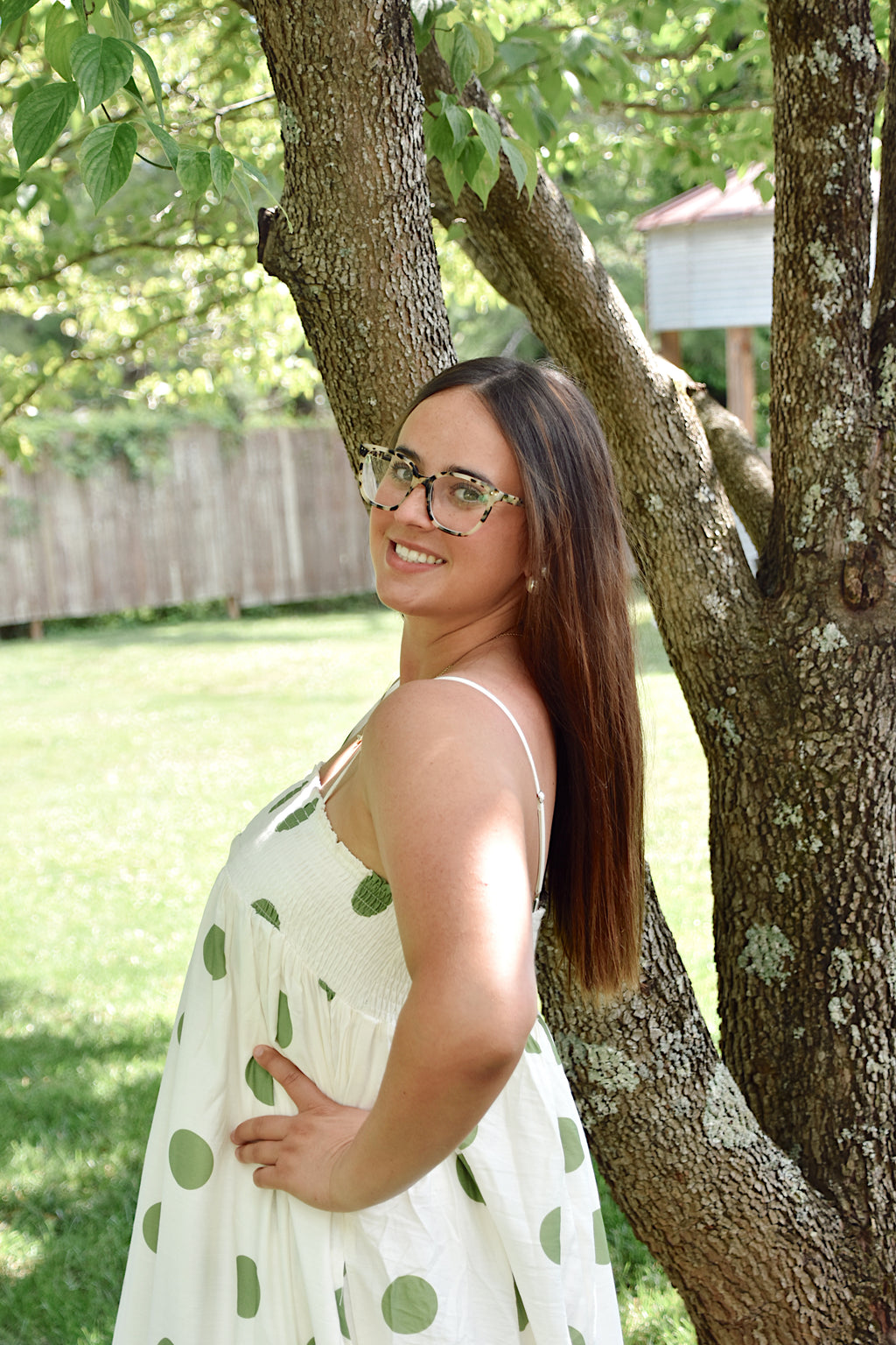 SMOCKED GEORGIA MAXI