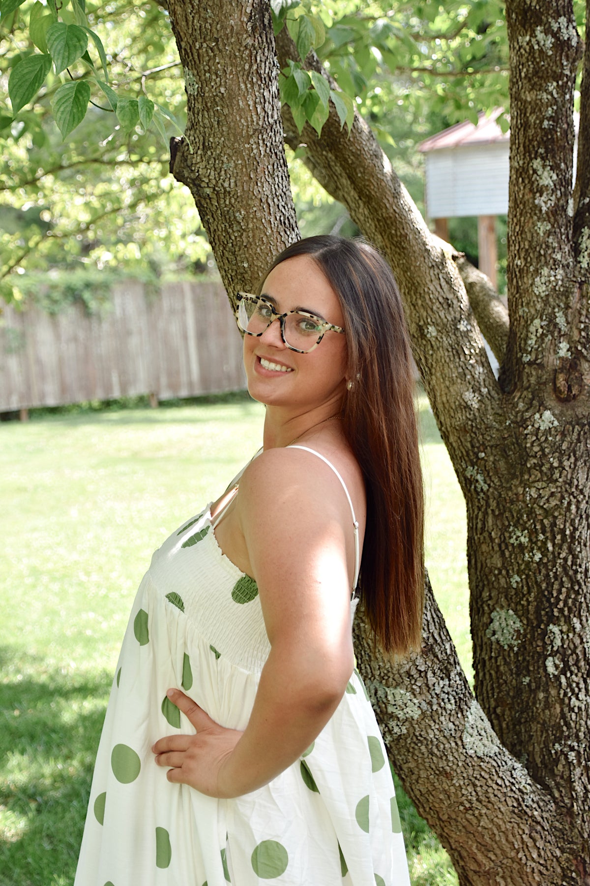 SMOCKED GEORGIA MAXI